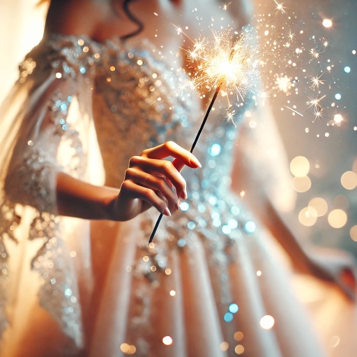 Image-Manifesting Magic-Fairy With Magic Wand
